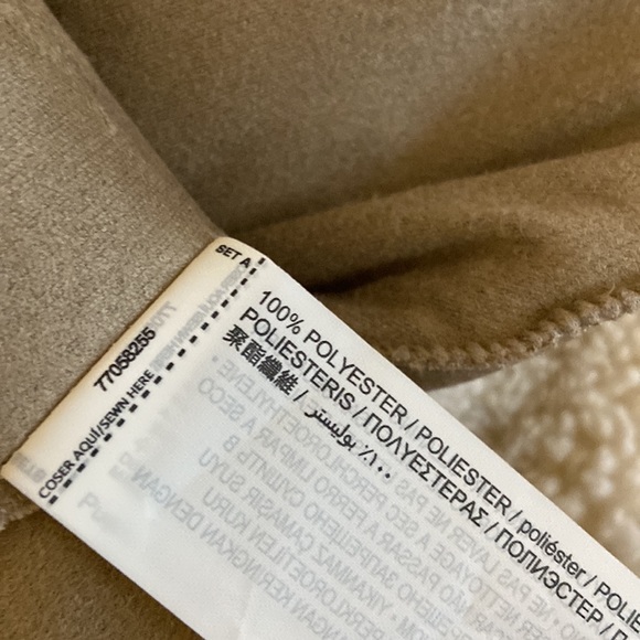 MANGO oversized faux shearling jacket blogger zara competitor brand - Picture 15 of 15